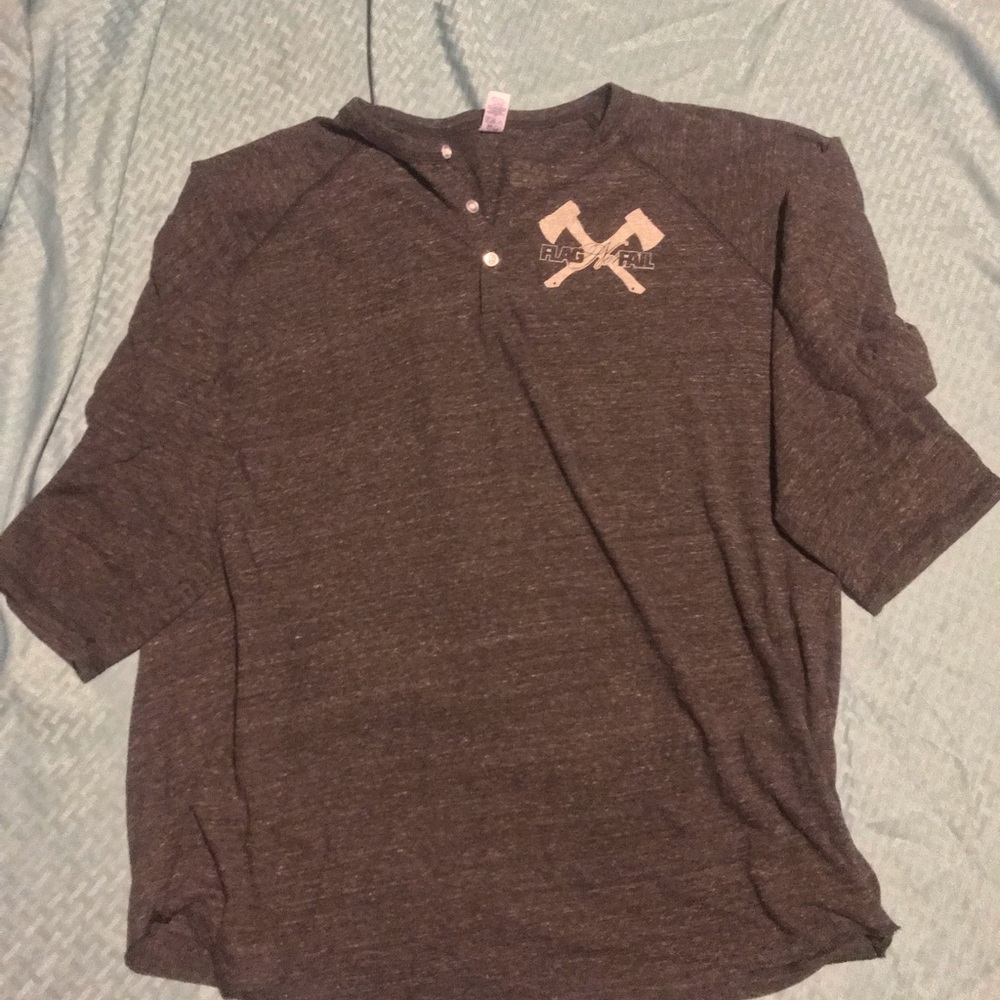 XL FLAG NOR FAIL 3/4 Henley